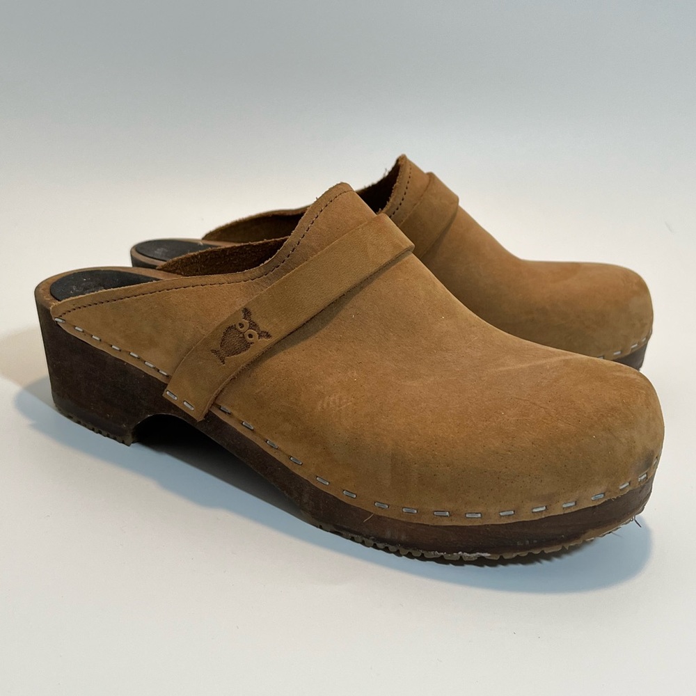 Sandgren Clog Brown Made In Sweden Size 39